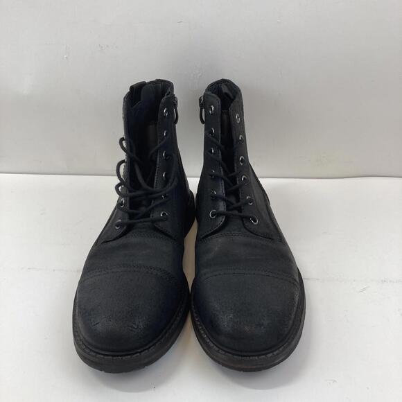 Clarks Black Leather Men's Boots - Picture 7 of 9